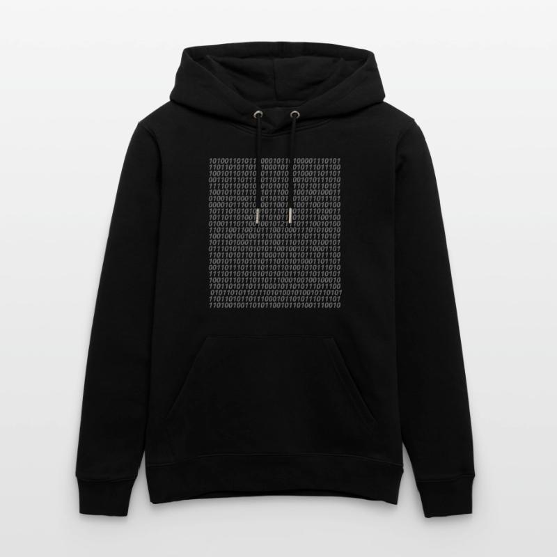 Binary code logo Stanley/Stella CRUISER Unisex Organic Hoodie