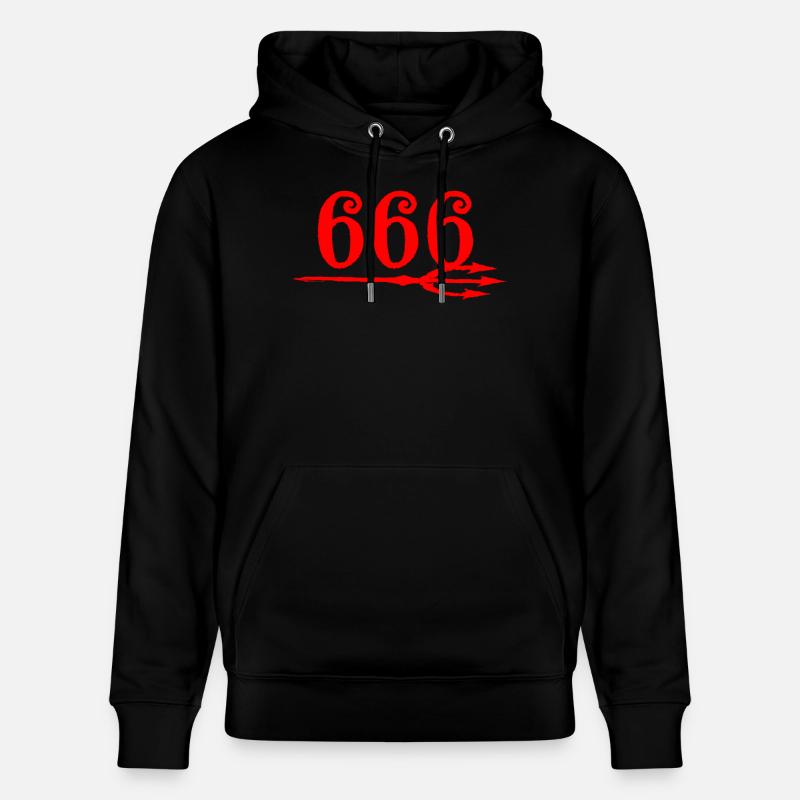 666 Devils Trident - Sweat à capuche bio CRUISER Stanley/Stella Unisexe - noir