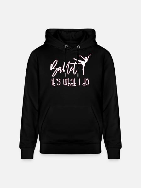 Ballerina - Stanley/Stella CRUISER økologisk unisex-hoodie - sort
