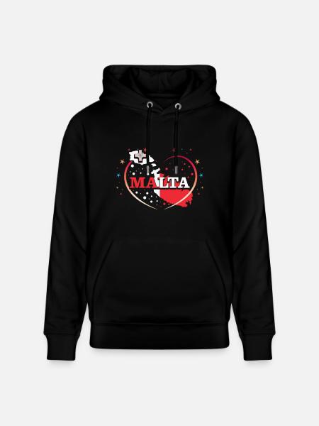 Malta - Stanley/Stella CRUISER Unisex Organic Hoodie - black