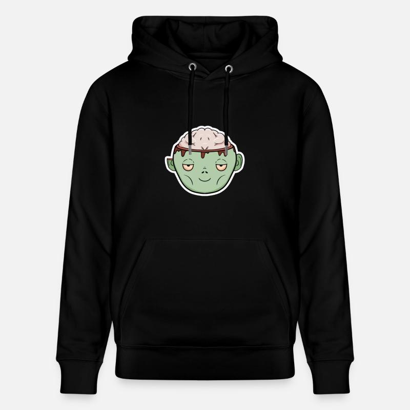 Zombie Hirn im Becher - Stanley/Stella Unisex Bio-Hoodie CRUISER  - Schwarz