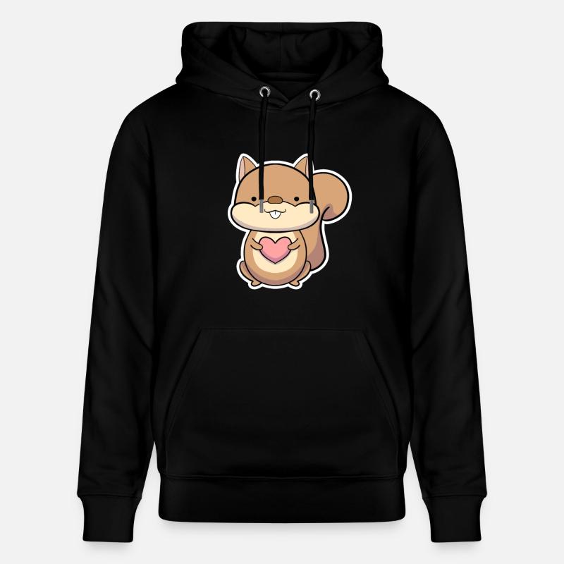 Eichhörnchen - Stanley/Stella Unisex Bio-Hoodie CRUISER  - Schwarz