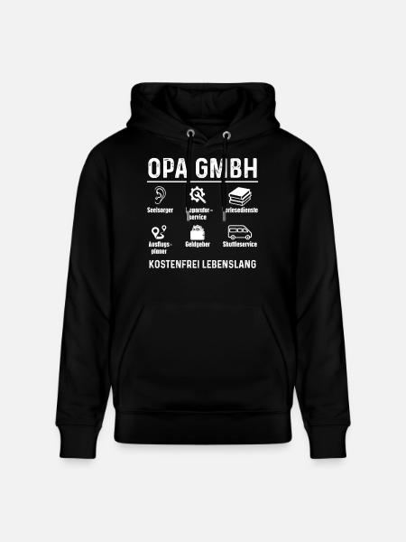 Opa Enkelkinder GmbH - Stanley/Stella Unisex Bio-Hoodie CRUISER - Schwarz