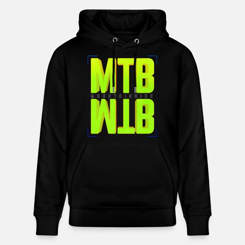 VTT VTT - Sweat à capuche bio CRUISER Stanley/Stella Unisexe - noir