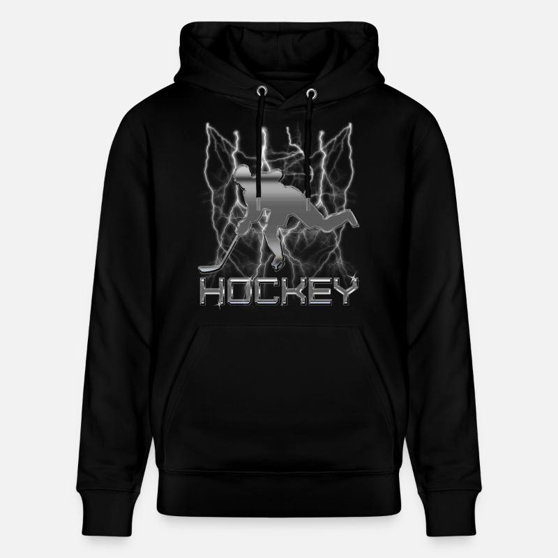 Hockey sur glace - Sweat à capuche bio CRUISER Stanley/Stella Unisexe - noir