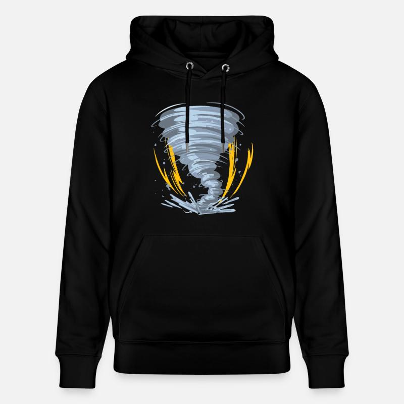 Tornade Hurricane Windsturm Idée cadeau - Sweat à capuche bio CRUISER Stanley/Stella Unisexe - noir