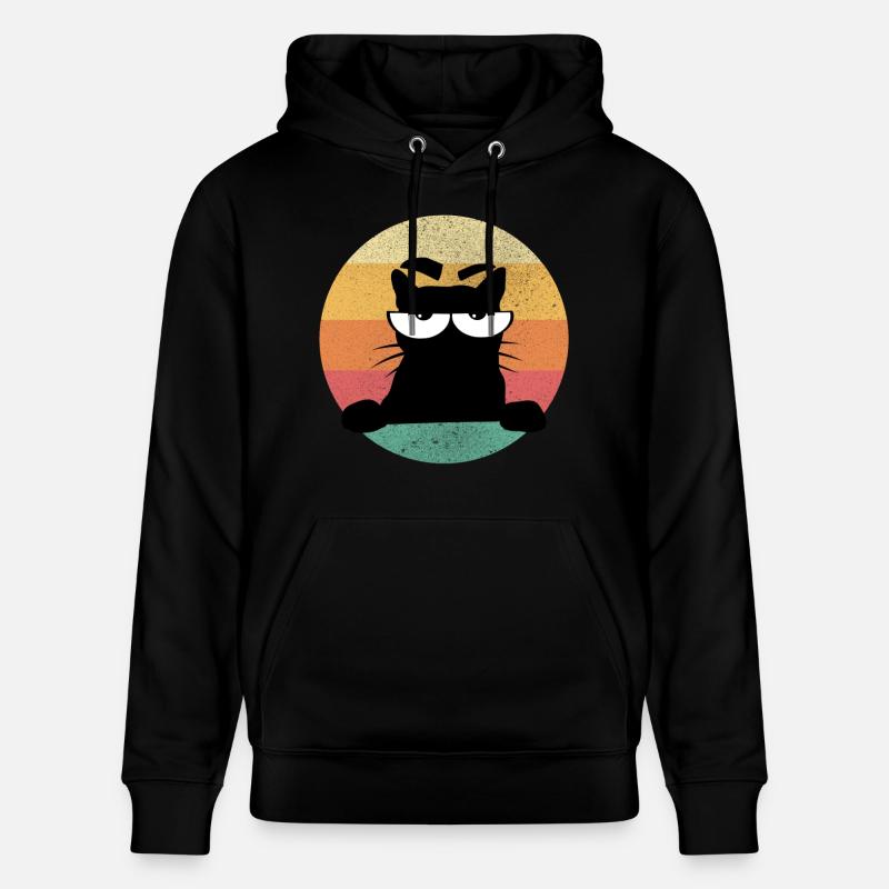 Chat Pas de chat bouc - Sweat à capuche bio CRUISER Stanley/Stella Unisexe - noir