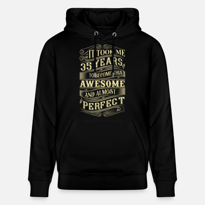 35e anniversaire - Sweat à capuche bio CRUISER Stanley/Stella Unisexe - noir