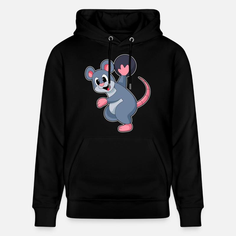 Boule de bowling rat - Sweat à capuche bio CRUISER Stanley/Stella Unisexe - noir