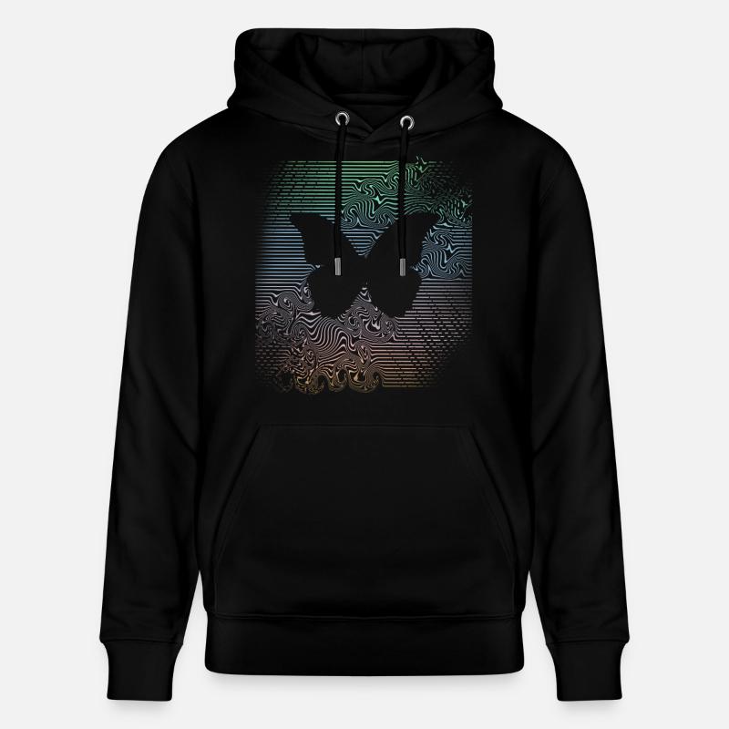 Papillon - Sweat à capuche bio CRUISER Stanley/Stella Unisexe - noir