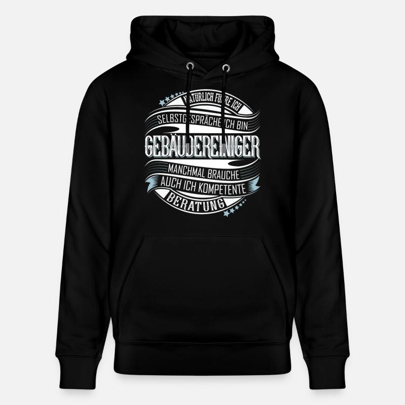 Gebäudereiniger - Stanley/Stella Unisex Bio-Hoodie CRUISER  - Schwarz