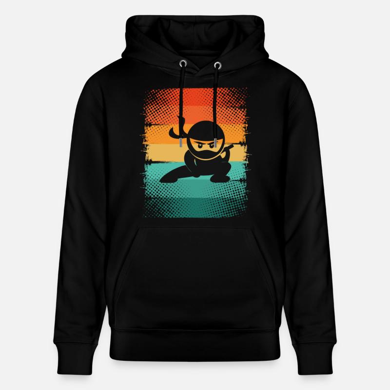 Ninja - Sweat à capuche bio CRUISER Stanley/Stella Unisexe - noir