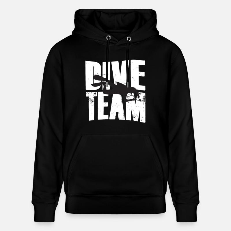 Équipe de plongée Diver Silhouette - Sweat à capuche bio CRUISER Stanley/Stella Unisexe - noir