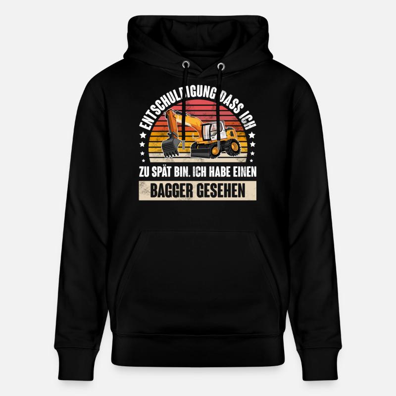 Bagger - Stanley/Stella Unisex Bio-Hoodie CRUISER  - Schwarz