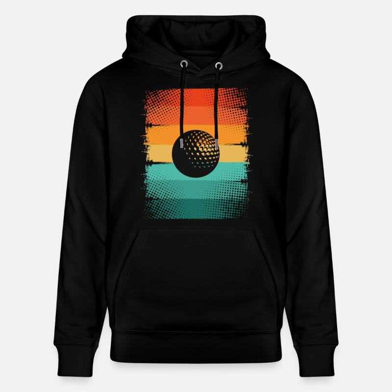 Balle de golf - Sweat à capuche bio CRUISER Stanley/Stella Unisexe - noir