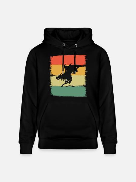 Dragon Dragon - Stanley/Stella CRUISER Unisex Organic Hoodie - black