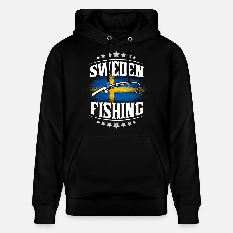 Suède Pêche Pêcheur Pêcheur - Sweat à capuche bio CRUISER Stanley/Stella Unisexe - noir