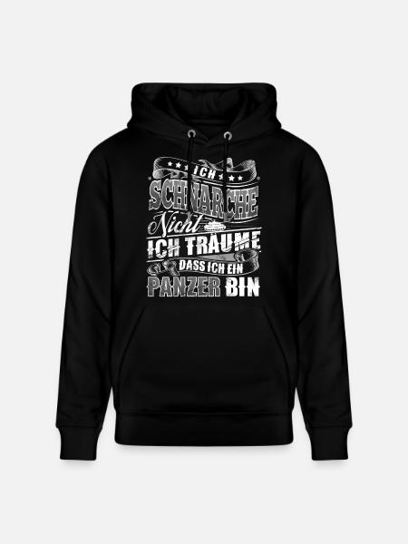 Panzer - Stanley/Stella Unisex Bio-Hoodie CRUISER  - Schwarz