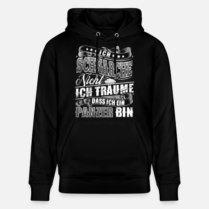 Panzer - Stanley/Stella Unisex Bio-Hoodie CRUISER  - Schwarz