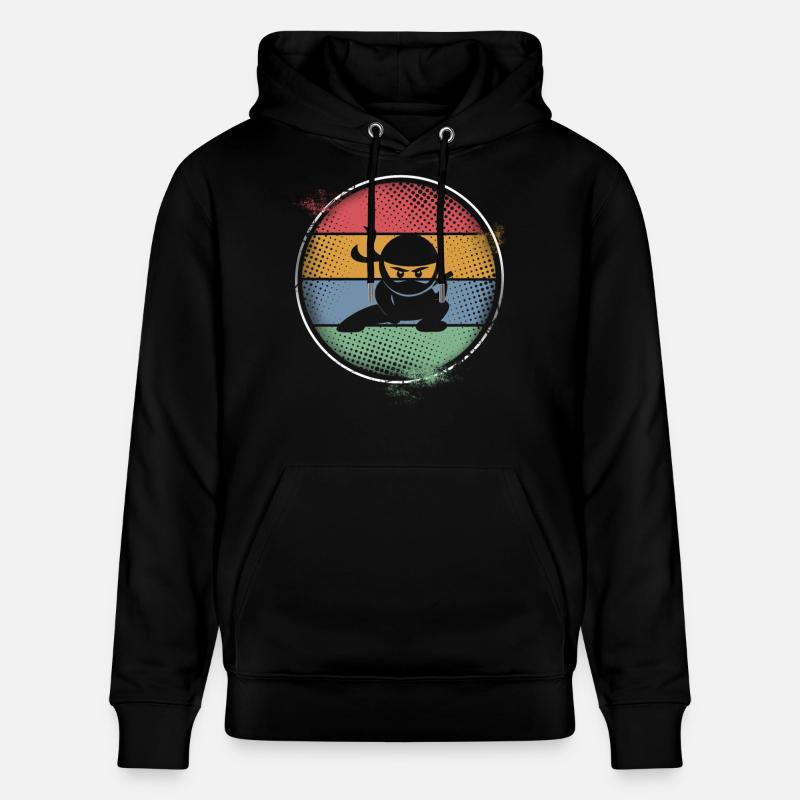 Ninja - Sweat à capuche bio CRUISER Stanley/Stella Unisexe - noir