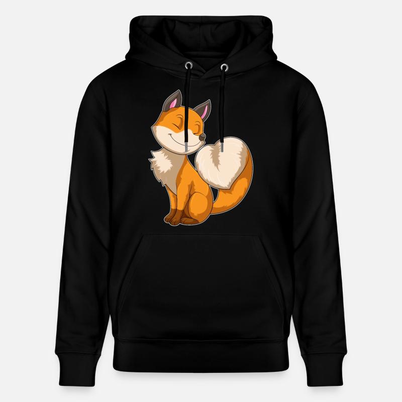 Fuchs mit Herz - Stanley/Stella Unisex Bio-Hoodie CRUISER - Schwarz
