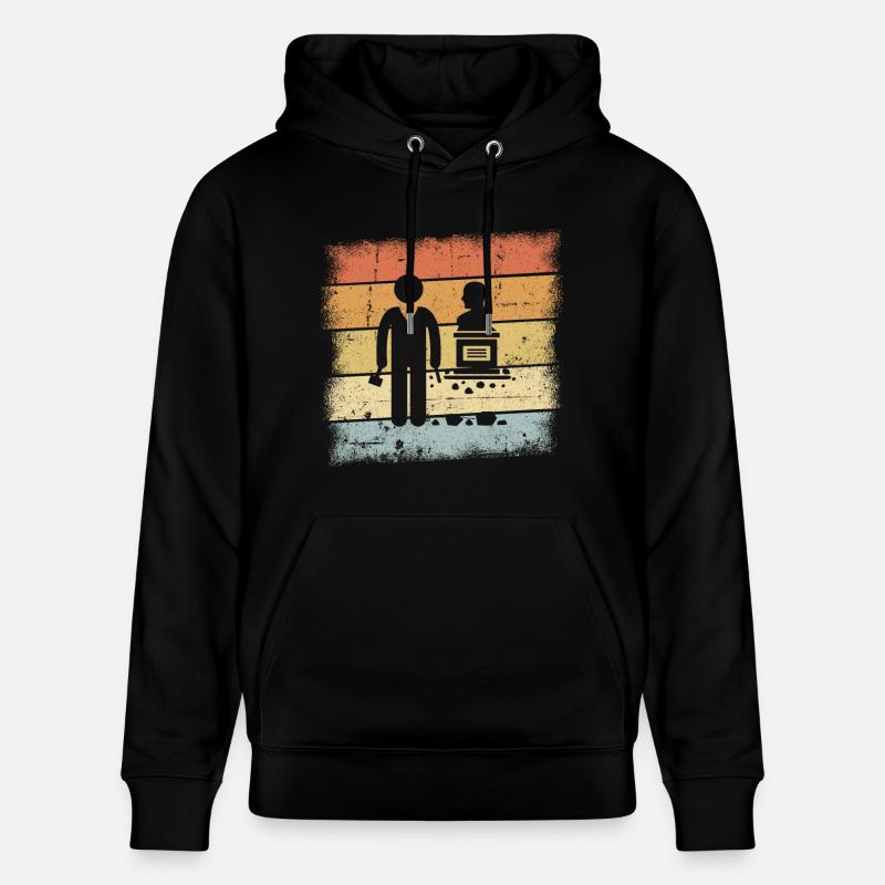 Bildhauer Geschenk - Stanley/Stella Unisex Bio-Hoodie CRUISER  - Schwarz