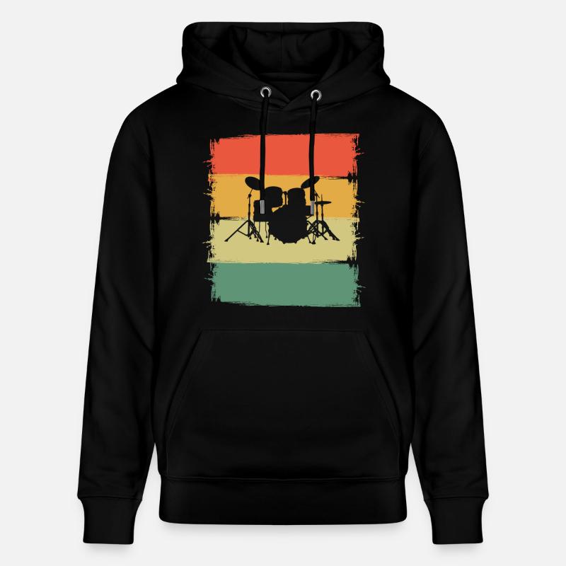 Percussion - Sweat à capuche bio CRUISER Stanley/Stella Unisexe - noir