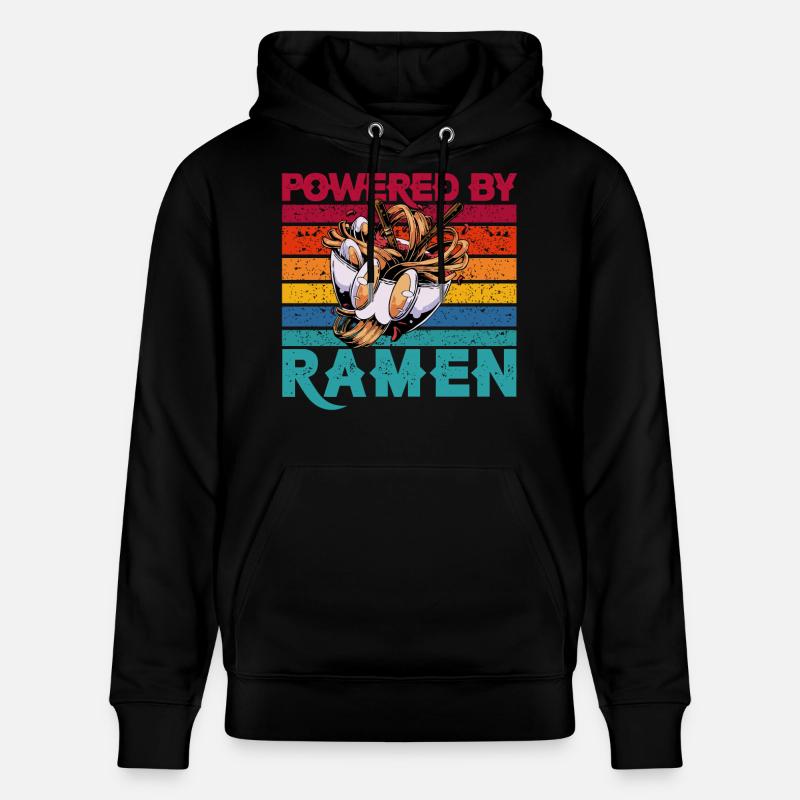 Propulsé par Ramen - Sweat à capuche bio CRUISER Stanley/Stella Unisexe - noir