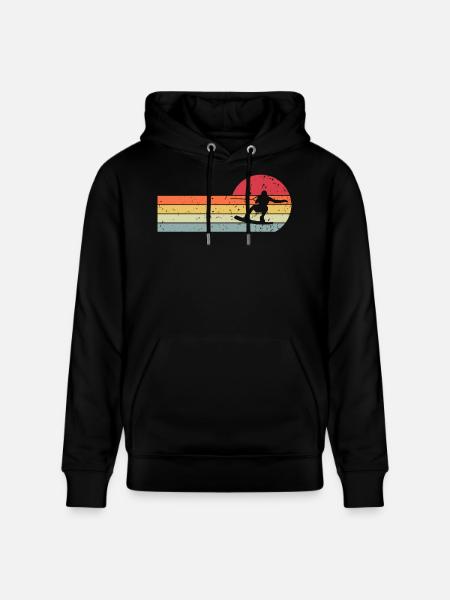 Wakeskate Wakeskating Wakeskater Wakeboard - Stanley/Stella CRUISER Unisex Organic Hoodie - black