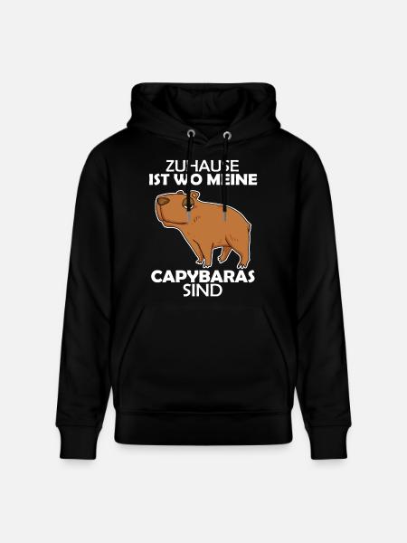 Capybara - Stanley/Stella Unisex Bio-Hoodie CRUISER - Schwarz
