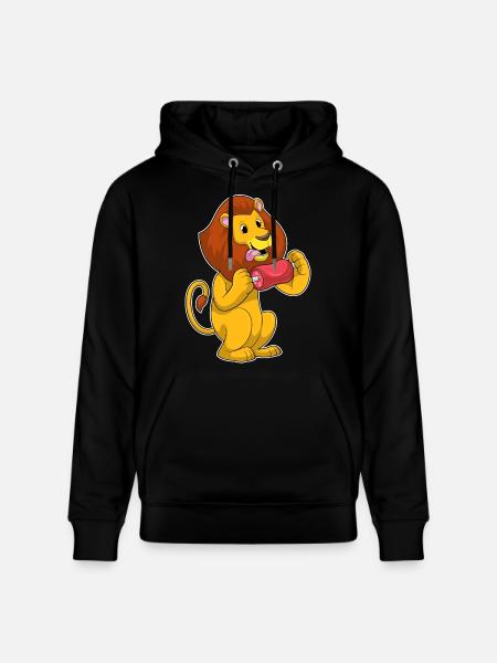 Lion Meat - Stanley/Stella CRUISER Unisex Organic Hoodie - black