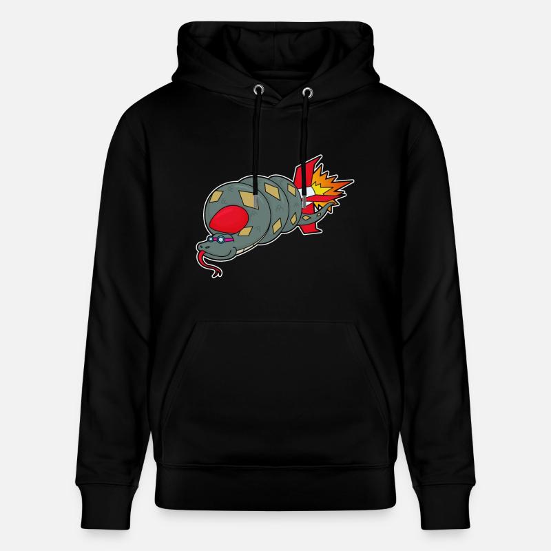 Fusée Serpent - Sweat à capuche bio CRUISER Stanley/Stella Unisexe - noir