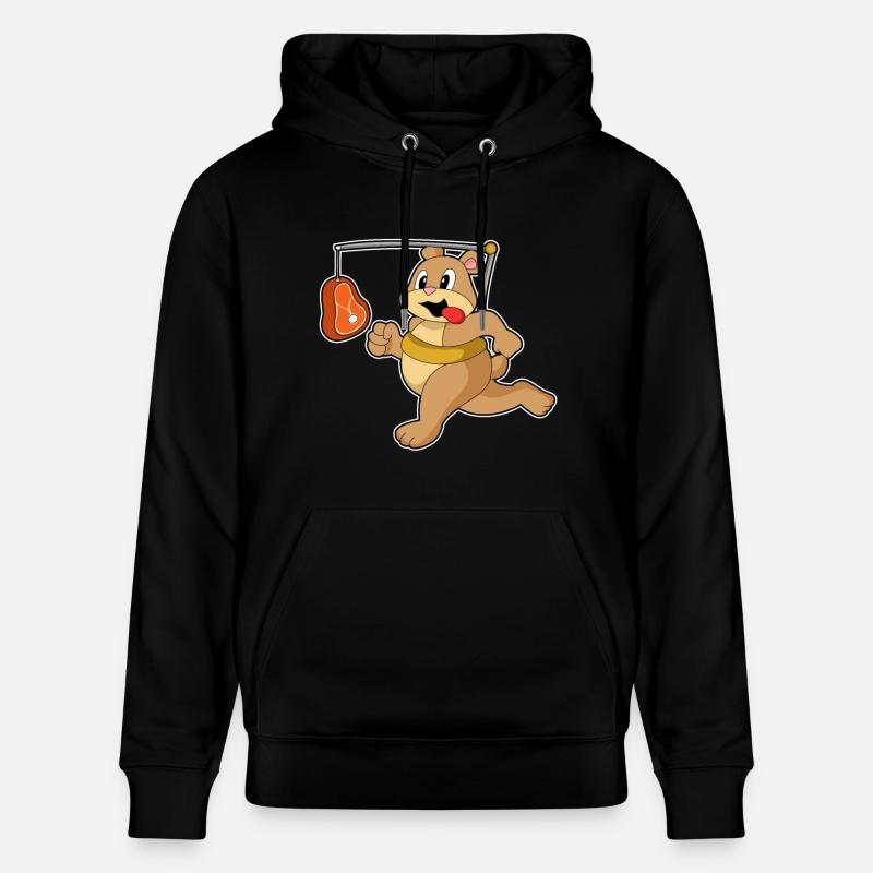 Bär Fleisch - Stanley/Stella Unisex Bio-Hoodie CRUISER  - Schwarz