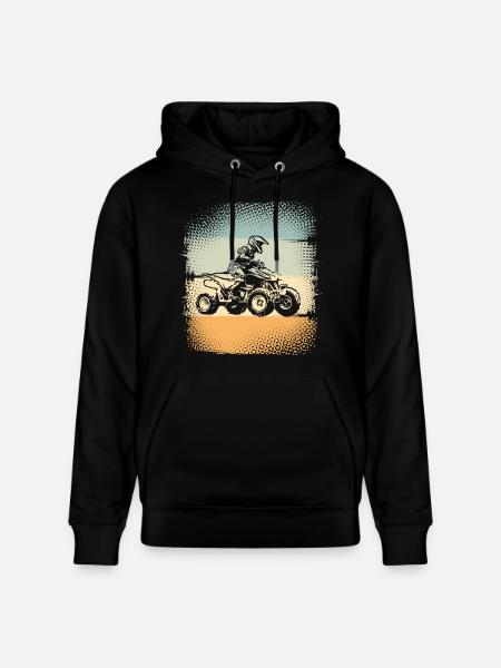 Quad ATV Offroad Quadfahrer - Stanley/Stella Unisex Bio-Hoodie CRUISER  - Schwarz