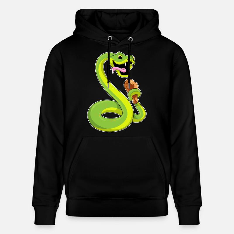 Serpent au poulet - Sweat à capuche bio CRUISER Stanley/Stella Unisexe - noir