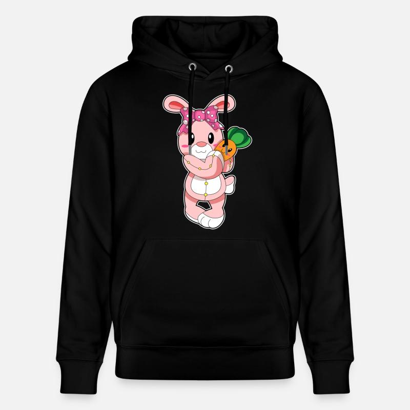 Le lapin comme jouet - Sweat à capuche bio CRUISER Stanley/Stella Unisexe - noir