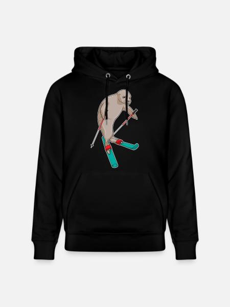 Seal Ski Jumper Ski - Stanley/Stella CRUISER Unisex Organic Hoodie - black