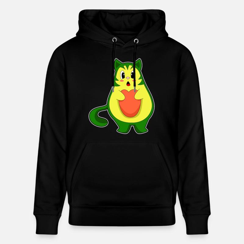 Avocat de chat - Sweat à capuche bio CRUISER Stanley/Stella Unisexe - noir