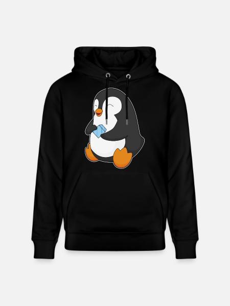 Penguin - Stanley/Stella CRUISER Unisex Organic Hoodie - black