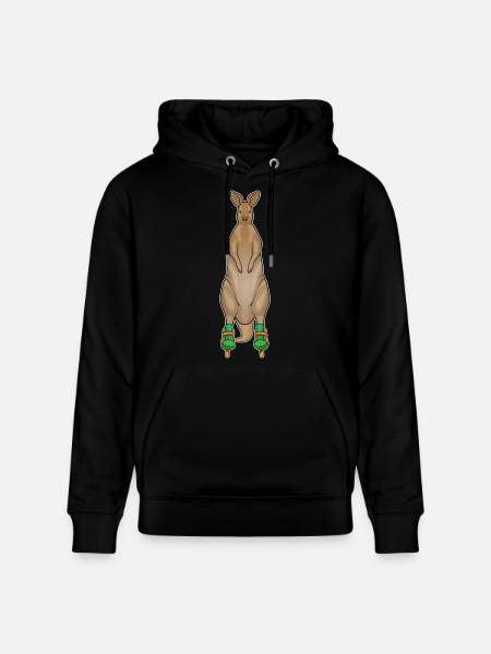 Kangaroo Inline skating Inline skates - Stanley/Stella CRUISER Unisex Organic Hoodie - black