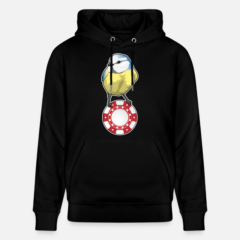 Vogel Poker Pokerchips - Stanley/Stella Unisex Bio-Hoodie CRUISER - Schwarz