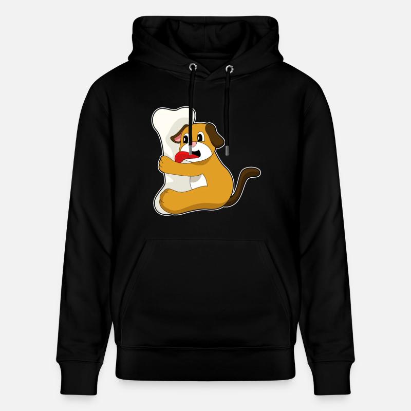 Hund Knochen - Stanley/Stella Unisex Bio-Hoodie CRUISER - Schwarz