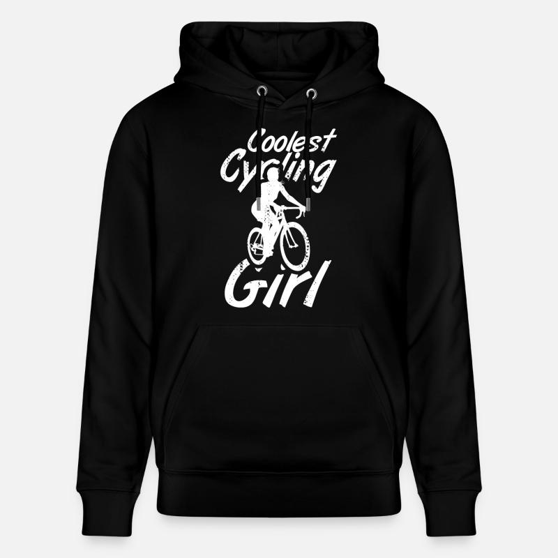 Fahrrad Mädchen - Stanley/Stella Unisex Bio-Hoodie CRUISER  - Schwarz