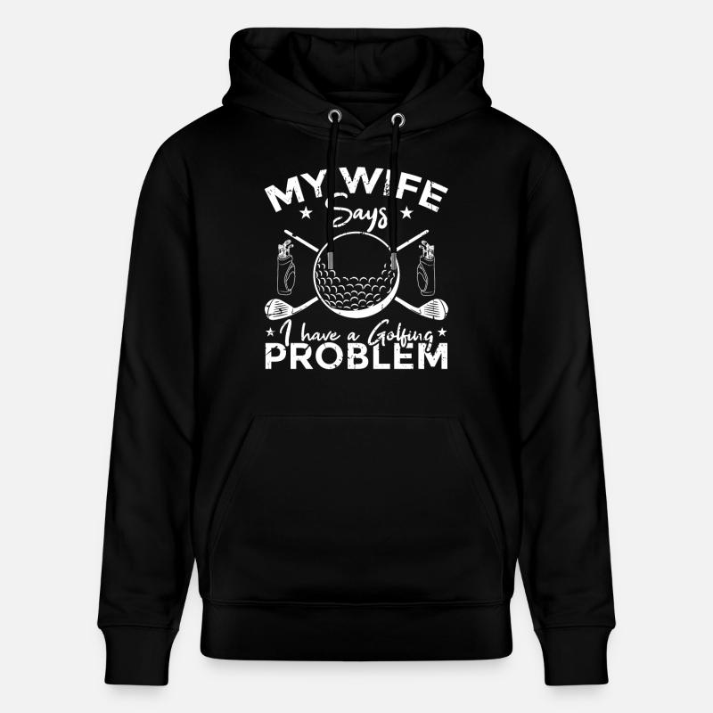 Problèmes de golf - Sweat à capuche bio CRUISER Stanley/Stella Unisexe - noir