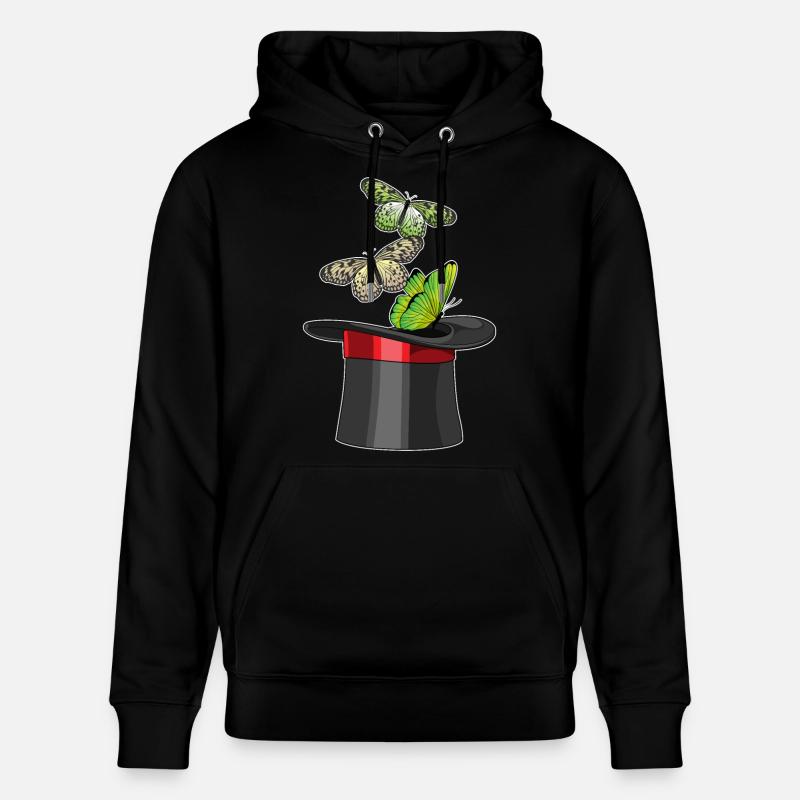 Cylindre Butterfly Wizard - Sweat à capuche bio CRUISER Stanley/Stella Unisexe - noir