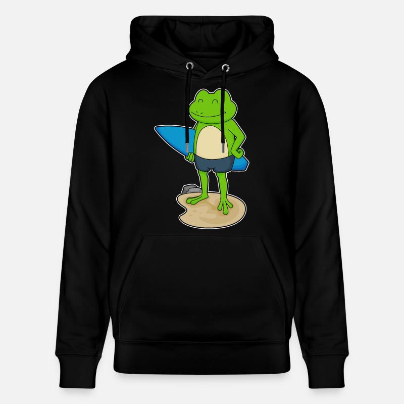 Surf Surf Surf Summer - Sweat à capuche bio CRUISER Stanley/Stella Unisexe - noir