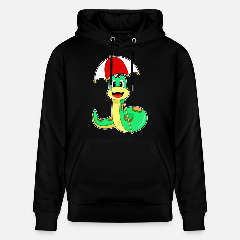 Parapluie serpent - Sweat à capuche bio CRUISER Stanley/Stella Unisexe - noir