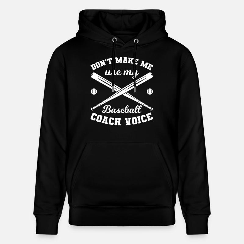 Baseball Coach - Stanley/Stella Unisex Bio-Hoodie CRUISER  - Schwarz