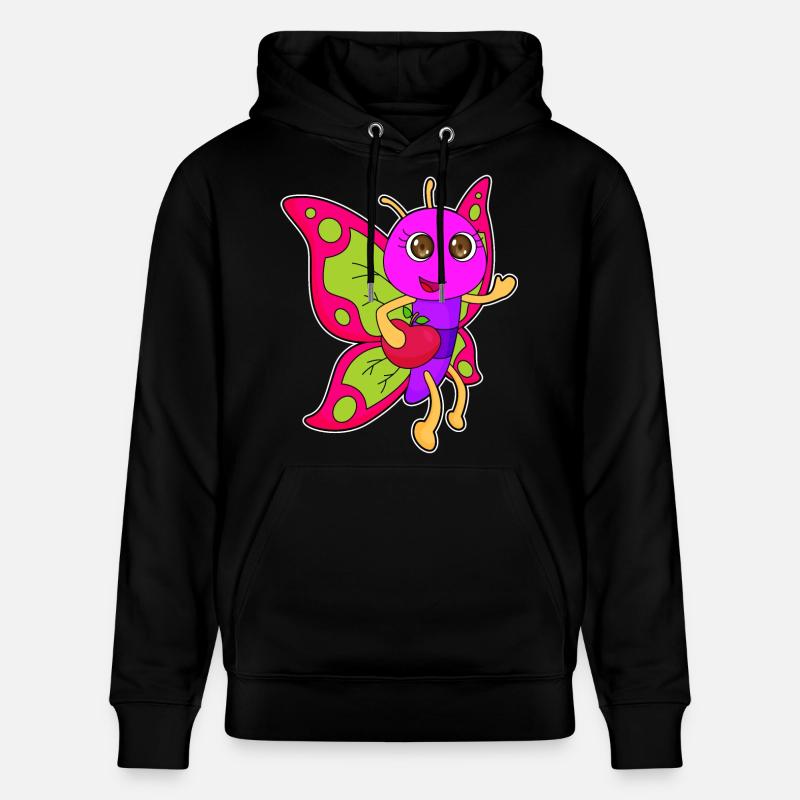 Butterfly Apple Fruit - Sweat à capuche bio CRUISER Stanley/Stella Unisexe - noir