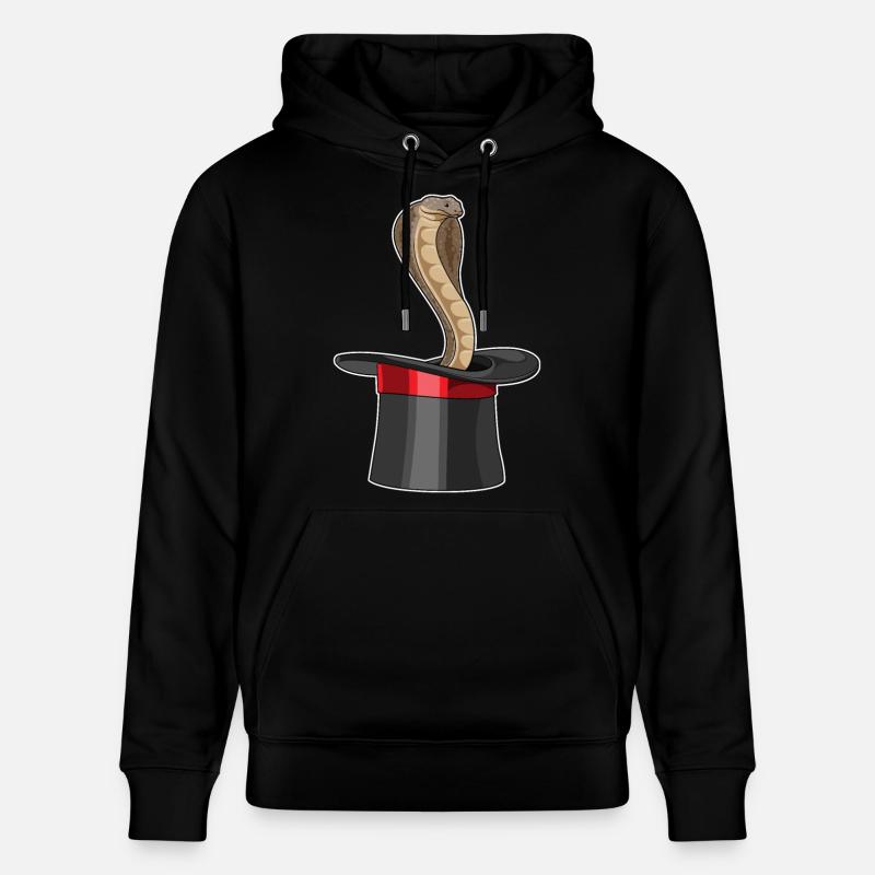 Cylindre Snake Wizard - Sweat à capuche bio CRUISER Stanley/Stella Unisexe - noir